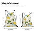 thumbnail image 2 of Balery Bees Collecting Nectar Pattern Drawstring Backpack Bag Sport Gym Sackpack Cinch Bags Pattern Drawstring Backpack Bag Sport Gym Sackpack Cinch Bags -Small, 2 of 6