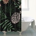 thumbnail image 4 of Waterproof Beautiful Colorful Floral Shower Curtain 72x72 Inch Boho Style Polyester Unique Shower Curtain for Bathroom Hotel Home Decor with 12 Plastic Hooks, 4 of 5