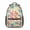 Floral Cat Beige, variant on Space Cat and Galaxy Black Pattern Backpack for School, Cute School Bag with Adjustable Shoulder Straps and Padded Back, 15.3"x11"x6.7"