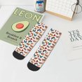 thumbnail image 7 of Pofeuu Colorful Butterfly Print 30cm Socks, Adult Running Hiking Socks for Youth and Adult, 7 of 7