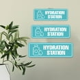 thumbnail image 3 of Standard Plus Hydration Station Door or Wall Sign | Business & Public Signage - Small, 3 of 9