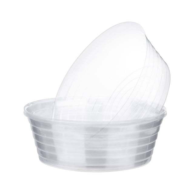 Uxcell Paquete de 10 Platillos para Macetas, Platillos de Plástico de 13.4 Pulgadas para Macetas, Bandeja de Drenaje para Macetas de Interior y Exterior
