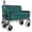 Green, variant on 3-in-1 Heavy Duty Folding Wagon with Bench Seat, 500lbs Capacity Collapsible Utility Cart, 180l Extra Large Space with 9"X4" All-Terrain Beach Tires for Camping, Fishing, Garden and Transport, Black