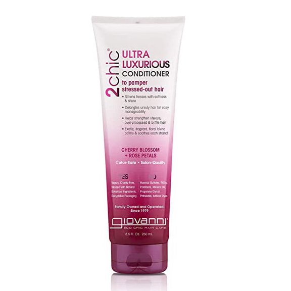 Giovanni 2 Chic Ultra-Luxurious Conditioner - 8.5 oz - Pack of 1 with Sleek Comb