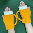 thumbnail image 3 of Fiudx Guantes En Jarra de Cerveza, Gorro Tejido a Mano, Calcáreos Térmicos En Cerveza, Idea de Regalo para Fiestas, Regalo Personalizado Único, Talla Universal para Adultos, Perfecto para Bares o Fes, 3 of 3