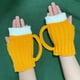 thumbnail image 3 of Ganfancp Divertido 3 D Taza de Cerveza de Punto Guante de Regalo, Guantes de Punto a Mano, Taza de Cerveza de Punto Térmico Cove, Beer Lover Regalos Ofertas Del Día Liquidación 1 Par* de Guantes, 3 of 3