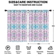 thumbnail image 2 of Blackout Kids Curtains,Pink Cartoon Unicorn Rainbow Diamond Childrens Insulated Curtains Set Of 2,Bedroom Essentials,Toddler Room Decor 42"x63", 2 of 5