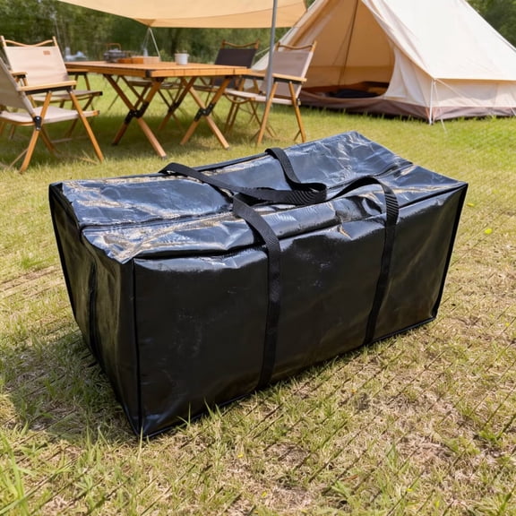 Large Capacity Camping Storage Bags, 90L Waterproof Foldable Bags for Outdoor Camping, Moving, Travel & Home Storage