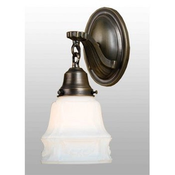 Meyda Tiffany 36614 5" Wide 1 Light Wall Sconce - Brass