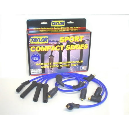 Taylor Wire / Vertex 77647 TAY77647 8MM SPIRO-PRO CUSTOM 4 CYL BLUE Fits select: 1996-1997 NISSAN TRUCK, 1998-1999 NISSAN FRONTIER