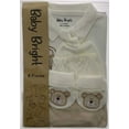thumbnail image 5 of Baby Bright Newborn 100% Cotton Layette Gift Set, 8pc Beige Teddy, 0-3 Months, 5 of 9