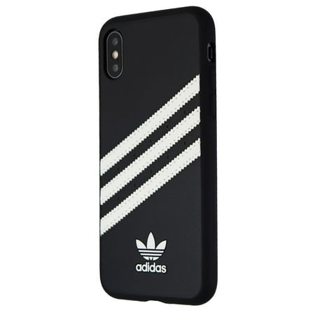 Adidas 3-Stripes Samba Snap Case for Apple iPhone XS / X - Black / White Stripes