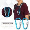 thumbnail image 4 of 1pc Travel Bag Luggage Security Combination Lock Locking Carabiner Padlock, 4 of 13