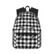 thumbnail image 1 of Disketp Black Tartan Plaid Mochila Ligera Clásica con Múltiples Bolsillos, Mochila Casual para Hombre y Mujer, Ideal para Escuela, Trabajo y Viajes, 1 of 6