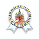 thumbnail image 1 of Rusia Moscú Saint Basil 's Cathedral Insignia broche Medalla ganadora, 1 of 3