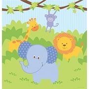 Forest Friends Animal Cute Kids Birthday Party Decoration Plastic Tablecover