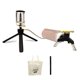 thumbnail image 1 of Lámpara de carpa Mini linterna portátil brillante para acampar, luz de Gas para pesca al aire libre, lámpara para tienda de pícnic, lámpara de cristal colgante para jardín y hogar con trípode Abanopi  Lámpara de carpa, 1 of 7