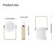 thumbnail image 3 of Linterna LED recargable, luz plegable multifuncional regulable y portátil, lámpara de mesa/mesita de noche para dormitorio, sala de estar, exteriores, oficina, C, 3 of 4