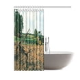 thumbnail image 2 of ARTJIA Farm Tractor Background 100% Polyester Shower Curtain Waterproof Fabric Bath Curtain 60x72 inches, 2 of 2