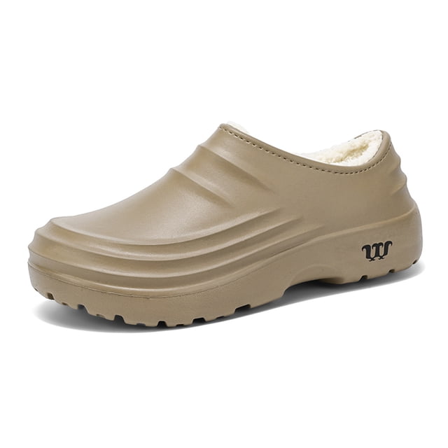 Zapatos Jardín Unisex Trabajos Engrosados Anchos Chef Slip Al Ligera para Restaurante