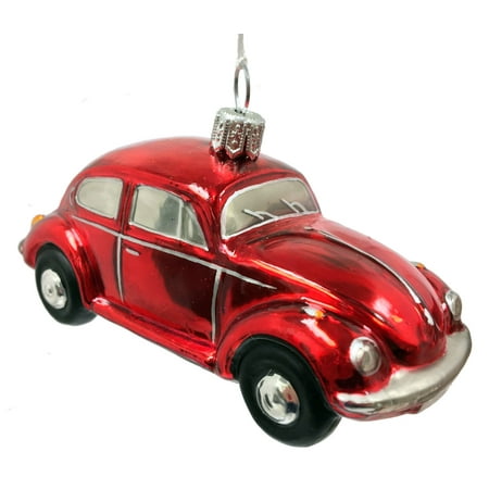 Red Volkswagen Beetle Car Polish Gl Christmas Ornament Vw Bug Red Volkswagen Beetle Car Polish Gl Christmas Ornament Vw Bug Decoration