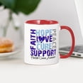 thumbnail image 3 of CafePress - Hope Prostate Cancer Mug - 11 oz Ceramic Mug - Novelty Coffee Tea Cup, 3 of 4