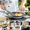 thumbnail image 5 of To encounter 5 Pieces Silicone Spatula Set, Non-Stick Silicone Turner Spatulas, Heat Resistance Cooking Utensils, Flip Turner for Fish, Egg, Pancake,Dishwasher Safe, Light Grey, 5 of 11