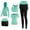 Green, variant on Yoga Sets for Women Sports Yoga Clothing Set 5 Piece Pink Women's Activewear S