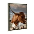 thumbnail image 3 of Stupell Industries Rural Farm Cattle Cloudy Ranch Sky Photograph Luster Gray Floating Framed Canvas Print Wall Art, Design by Dakota Diener, 3 of 6