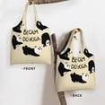 thumbnail image 2 of Vsdgher Panda Doing Yoga Print canvas Tote Bag, Lightweight Cloth Bags, Suitable for shopping, groceries, travel, 2 of 4