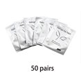 thumbnail image 1 of Parches de 20/50/100 pares para construir almohadillas de hidrogel para ojos, pegatinas de papel para extensiones de pestañas, almohadillas para debajo de los ojos sin pelusa, suministros de maquillaje Tan Jianjun unisex, 1 of 2