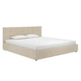 thumbnail image 6 of Desert Fields Rose Tufted Upholstered Storage Bed Frame, King, Ivory Velvet, 6 of 22