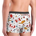 thumbnail image 4 of Kdxio Men's Boxer Briefs with Canada Day Print - Comfortable and Breathable Underwear for Everyday Wear, 4 of 7