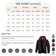 thumbnail image 2 of Wutalume Men's Solid Color Zipper Sweatshirt, Sports Large Size Casual Sweatshirt Jacket for Men, Designed for Comfort and Mobility, Great for Everyday and Athletic Wear,Black L, 2 of 3
