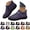 AG, variant on Womens Mens Winter Snow Boots Comfortable Fleece Lined Ankle Booties Waterproof Slip on Outdoor Sneakers Walking Shoes Grey 7