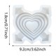 thumbnail image 2 of Molde de chocolate en forma de amor para hornear postres de dulces de pudín casero de bricolaje - Molde de silicona antiadherente apto para alimentos para cumpleaños, días festivos y ocasiones, 2 of 7
