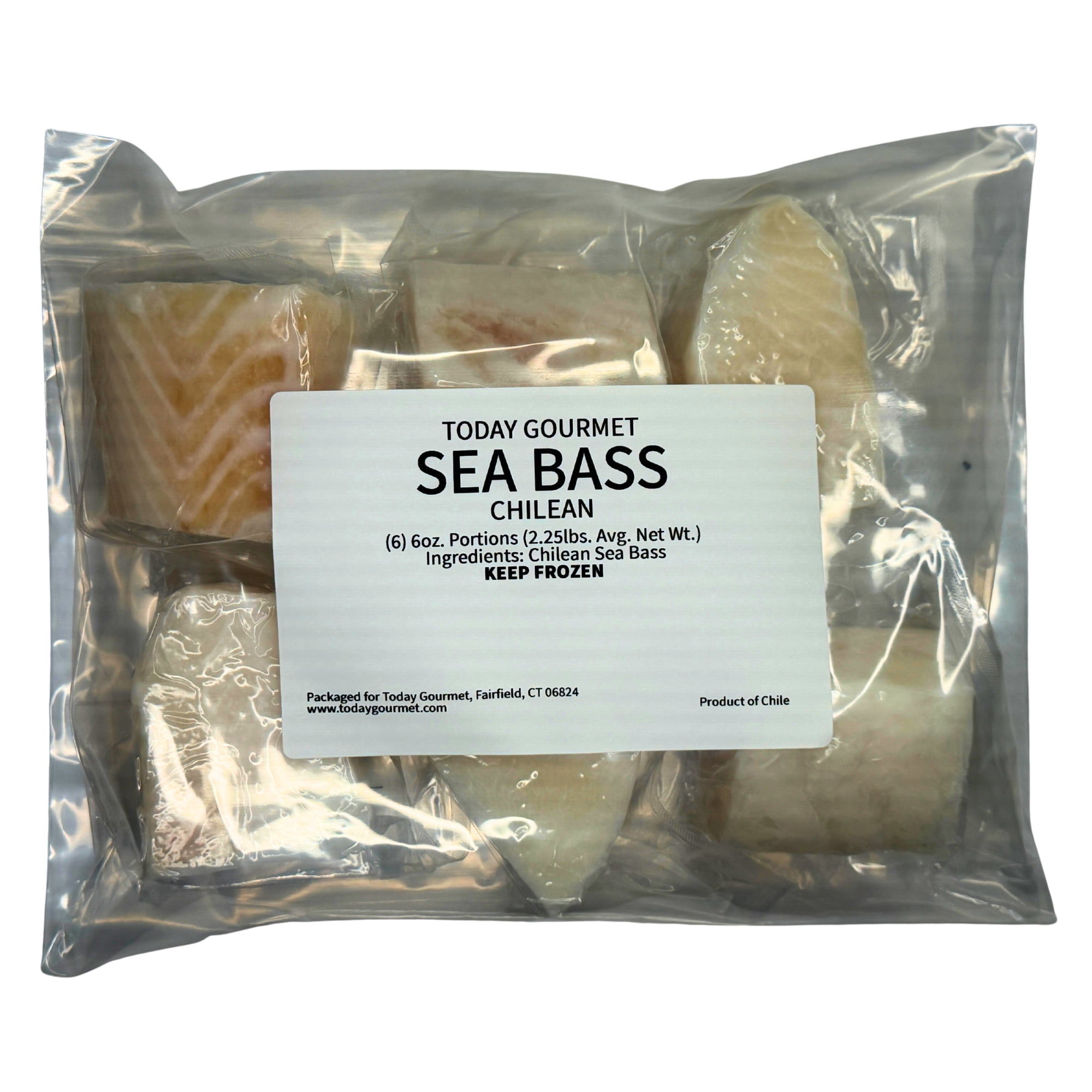 Today Gourmet Chilean Sea Bass (6) 6oz. Portions