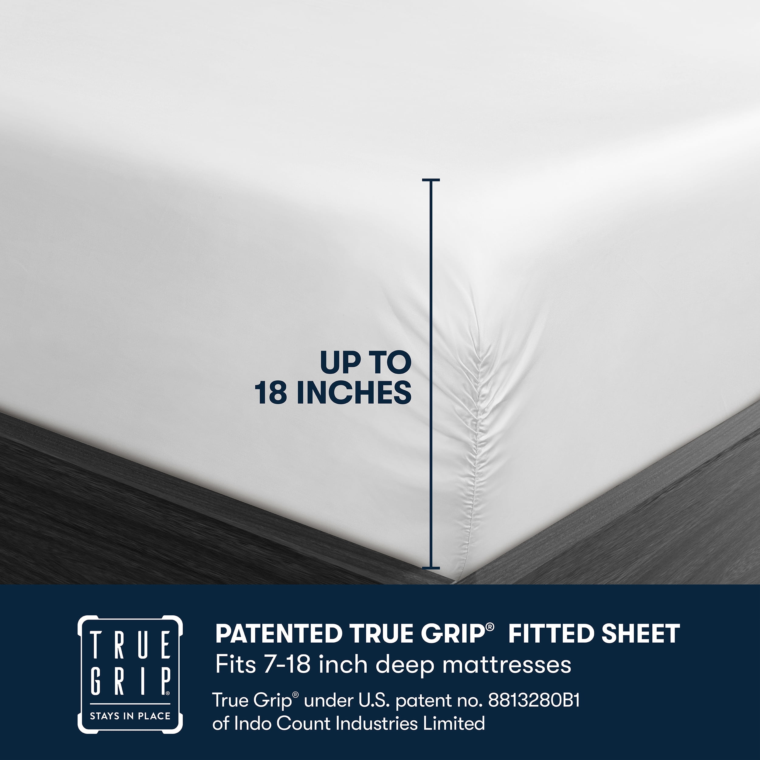 Serta 6-Piece 800 Thread Count White Cotton Rich Adult Bed Sheet Set, King - Deep Pocket