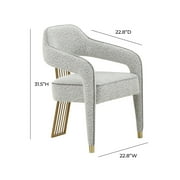 TOV Furniture Corralis Speckled Grey Boucle Dining Chair