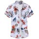 thumbnail image 3 of Camisa hawaiana informal con estampado floral para hombre, camisas de verano para hombre, camisa holgada de manga corta, camisetas para hombre, camisas de vacaciones de lujo, 3 of 5