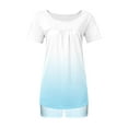 thumbnail image 6 of 2 Piece Sets for Women Fashion Casual Round-Neck Short Sleeve Two-Piece Comfortable Home Pajamas Sports Set, 6 of 7