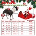 thumbnail image 3 of Disfraz de Papá Noel para perro NQ Mediano Ropa navideña para mascotas, 3 of 5