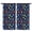 Astronaut and Rocket, variant on Blackout Kids Curtains,Astronaut and Rocket Black Pattern Children's Insulated Curtains Set Of 2,Bedroom Essentials,Toddler Room Decor 42"x84"