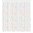 thumbnail image 3 of Ambesonne Cat Shower Curtain, Footprints Cats Dogs Paws, 69"Wx70"L, Multicolor, 3 of 3