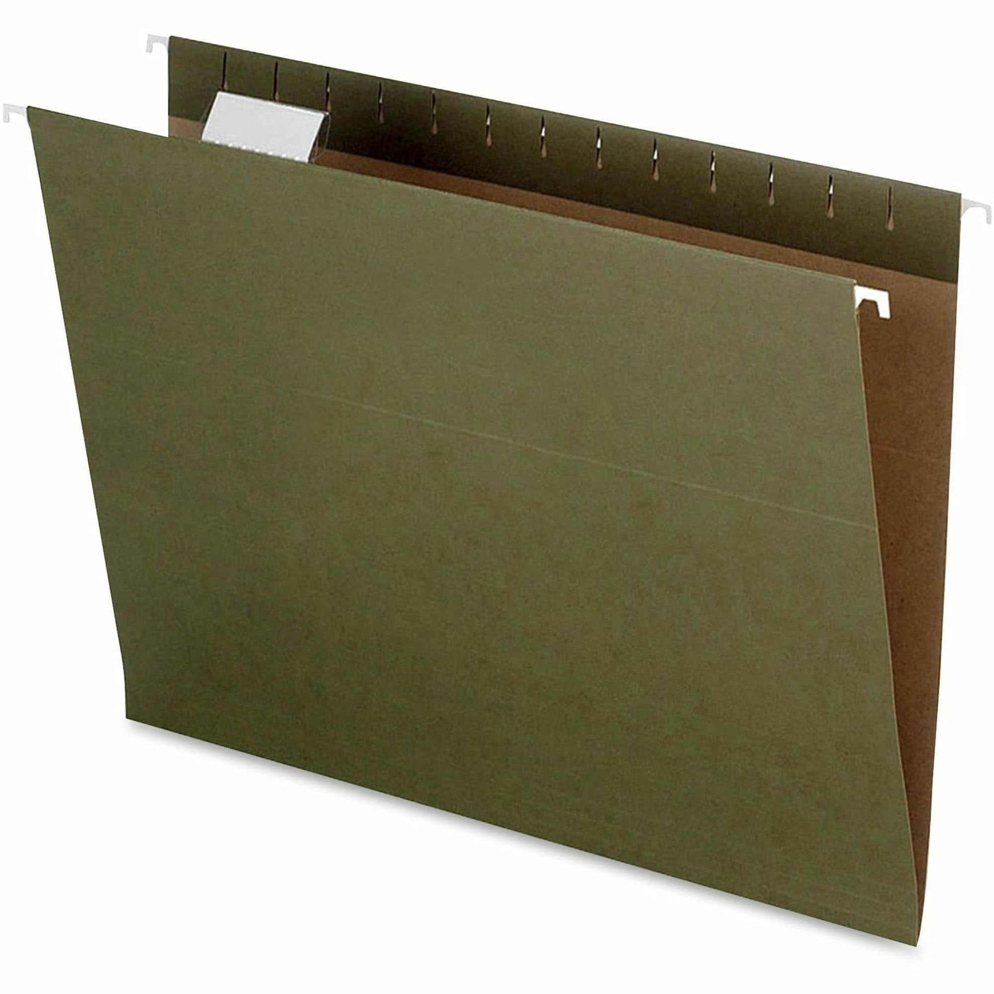 Pendaflex® Earthwise® Hanging File Folders, Letter Size, 100% Recycled, Green, Pack Of 25