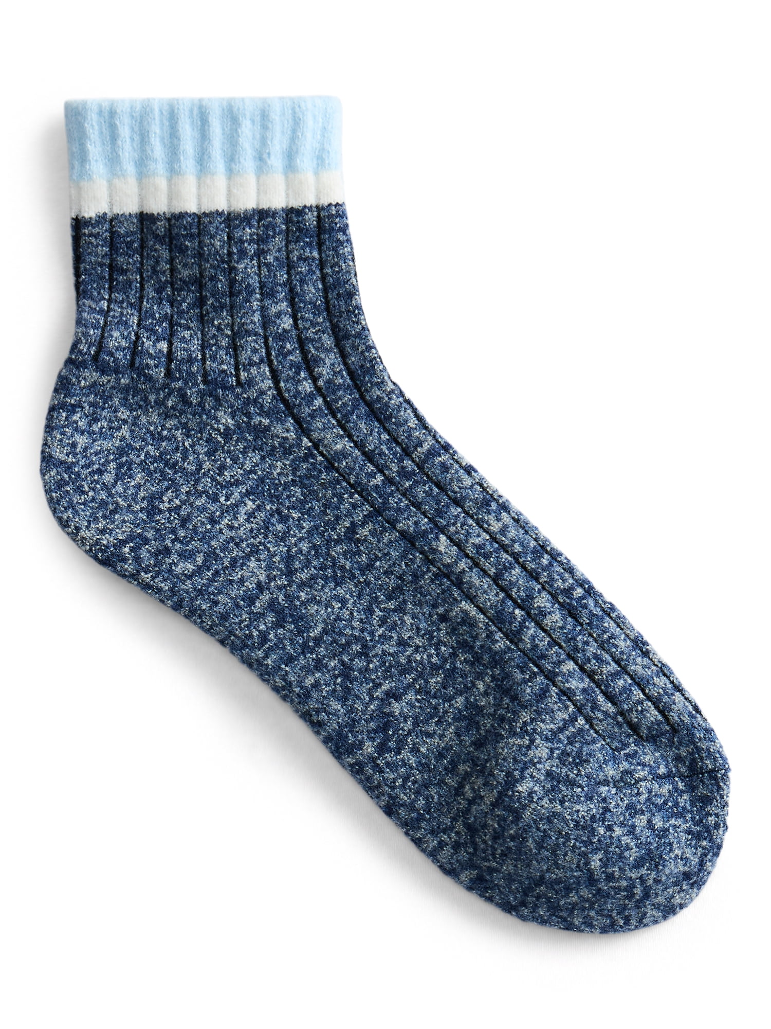 Joyspun Women’s Comfort Cozy Ankle Socks, 3-Pack, Size 4-10