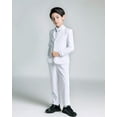 thumbnail image 2 of Boys Suits 5 Piece Set Slim Fit Royal White Boy Suit, 2 of 5