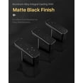 thumbnail image 4 of 4-Pack Matte Black Towel Hook for Bathroom, Robe Coat Hook, Heavy Duty Wall Hooks for Hanging Bag Hat Mudroom Bedroom Shower Closet, Drill in Hanger Mount with Screw, Holder Back of Door Outdoor, 4 of 8