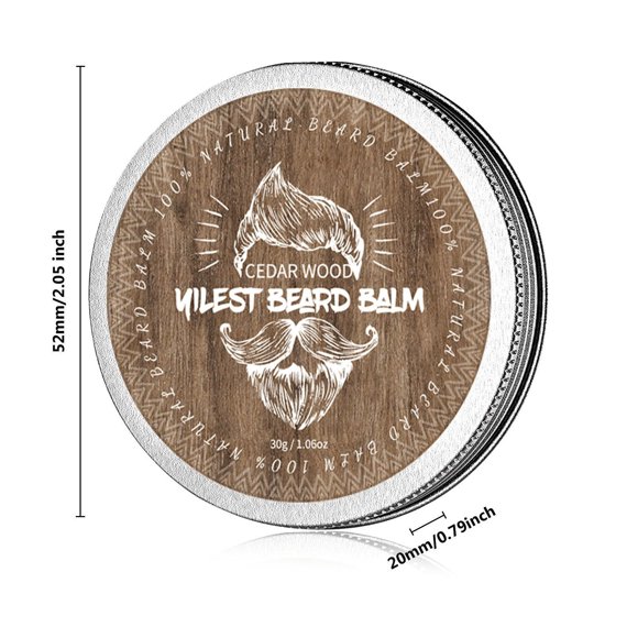 Crema para barba 30 g Cuidado de barba para hombres Cuidado hidratante y suavizante Cera para el cabello Cera para barba Crema para barba