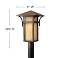 thumbnail image 4 of Hinkley Harbor 1 Light LED Outdoor Post/Pier, Anchor Bronze - 2571AR-LED, 4 of 10